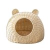 Niche-en-rotin-pour-chat-Panier-rotin-chat-Couchage-design-pour-chat