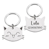 Medaille-personnalisee-pour-chatons-Bijou-gravee-forme-chaton-Medaille-identification-pour-chats