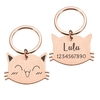 Medaille-personnalisee-pour-chatons-Bijou-gravee-forme-chaton-Medaille-identification-pour-chats