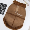 Manteau-fourre-pour-chien-Veste-fourrure-pour-chiens-Vetement-hiver-avec-attache-laisse-pour-chien