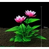 Lotus-artificiel-decor-aquarium-Decoration-zen-aquarium-Plante-lotus-plastique-aquarium