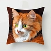 Housse-coussin-imprime-chats-Oreiller-motif-chat-mignon-Housse-personnalisee-chat