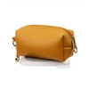 Pochette-chic-jaune-pour-sacs-ramasse-crottes-Pochette-cuir-rouleau-sac-crotte-chien