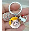 Porte-clef-personnalise-photo-chat-Porte-cles-photo-chat-Bijou-photo-chat