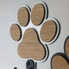Porte-laisse-personnalise-Patere-forme-patte-a-personnaliser-Accroche-laisse-personnalisable