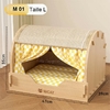 Maison-en-bois-design-pour-chat-Couchage-en-bois-luxe-pour-chats-Cabane-en-bois-griffoir-pour-chat