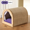 Maison-en-bois-design-pour-chat-Couchage-en-bois-luxe-pour-chats-Cabane-en-bois-griffoir-pour-chat