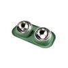 Plateau-bols-inox-chat-chien-vert