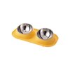 Plateau-bols-inox-chat-chien-jaune