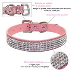 Collier-scintillant-strass-Collier-reglable-chien-chiot-chat-Collier-bling-bling-animaux-compagnie