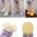 Boots-pour-chien-Bottes-chic-pour-chien-Chaussures-tendance-chien-Bottes-fourrees-chien