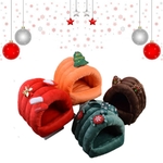 Maison-noel-rongeur-Cadeau-noel-pour-rongeurs-Nid-noel-hamster-Couchage-noel-cobaye