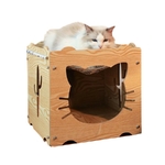 Maison-en-bois-pour-chat-Niche-en-bois-hamac-chat-Couchage-bois-style-pour-chat