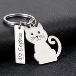 Medaille-personnalisee-pour-chats-Bijou-gravee-forme-chat-Medaille-identification-avec-empreinte-pour-chat