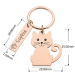Medaille-personnalisee-pour-chats-Bijou-gravee-forme-chat-Medaille-identification-avec-empreinte-pour-chat