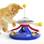 Jouet-balles-distributeur-friandises-pour-chat-Distributeur-automatique-de-croquettes-avec balles-pour-chats-Circuit-balles-distributeur-alimentaire-pour-chat