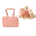 Sac-a-main-luxe-rose-pour-chien-Sac-a-main-chic-rose-pour-chat-Sac-de-transport-style-rose-pour-animaux