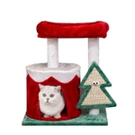 Petit-arbre-a-chats-forme-noel