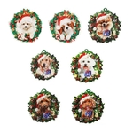 Suspension-sapin-noel-chiens-Decoration-noel-special-chien-Ornement-personnalise-noel-chien