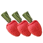 Jouets-fraises-a-ronger-pour-rongeurs-Fruit-a-macher-pour-lapin-Fraise-en-herbes-pour-rongeur