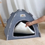 Tente-quatre-saisons-chat-chien-Tipi-design-chat-Tente-avec-coussin-chat