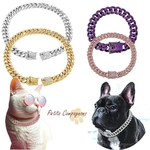 Bijou-collier-diamant-pour-animaux-Collier-strass-chien-Bijou-strass-chat