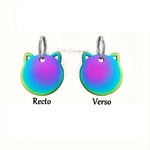 Medaille-tete-de-chat-gravee-Porte-cles-chat-personnalisable-Medaille-chat-personnalisee