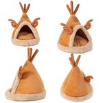 Tipi-hiver-pour-animaux-Tente-hiver-chat-d-interieur-Tipi-original-pour-chien