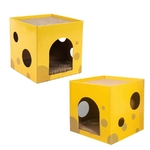 Maison-en-carton-pour-chat-Jouet-en-carton-pour-chats-Cabane-en-carton-pliable-pour-chat