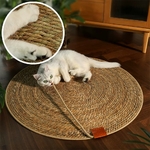 tapis-griffoir-rond-chat-sisal-naturel