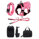 harnais-tactique-chien-rose-militaire-6-pieces
