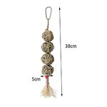 boules-paille-suspendues-cage-rongeur