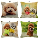 Coussin-chien-Housse-coussin-chien-Coussin-caniche-Coussin-motif-chien