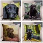 Coussin-chien-Housse-coussin-chien-Coussin-labrador-Coussin-motif-chien