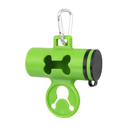 Lot De 2 Distributeurs De Sacs à Crottes Pour Chien - Avec Mousqueton - Tissu Résistant Aux Intempéries