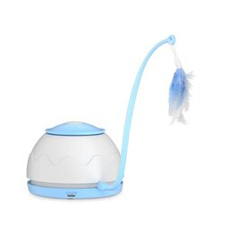 Tapis De Jeu Interactif Pour Chat – Plume Automatique, 3 Modes, Rechargeable USB – Stimule Ton Chat !