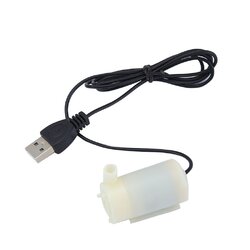 Pompe à Eau Auto-amorçante USB 5V - Débit 4L/min - Pour Aquarium, Transfert De Liquide - Petite Et Portable