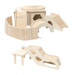 Jouet Nid De Hamster Échelle D'escalade Maison Pour Animaux Compagnie