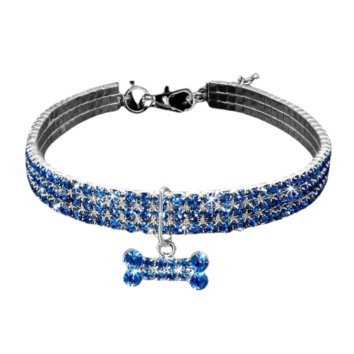 Pendentif fantaisie métal strass cœur noir et transparent - ID'KDO