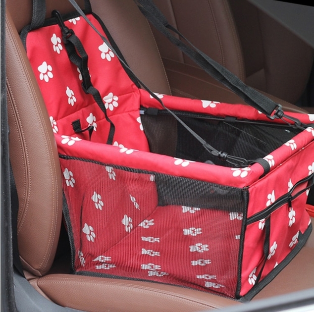 KCSD Siège auto pour chien avec ceinture de sécurité, siège auto portable  pour chat, siège rehausseur pour animal de compagnie pour petit, moyen,  chat, chiot, chaton jusqu'à 16 kg 