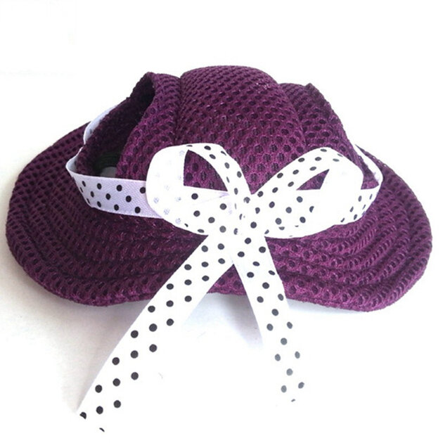 Chapeau Pour Chien Avec Nœud - Accessoire Mignon Pour Animaux De Compagnie Pour Fêtes Et Photos