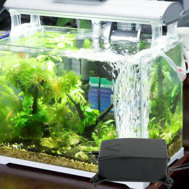 Pompe à air réglable silencieuse pour aquarium-Petits Compagnons