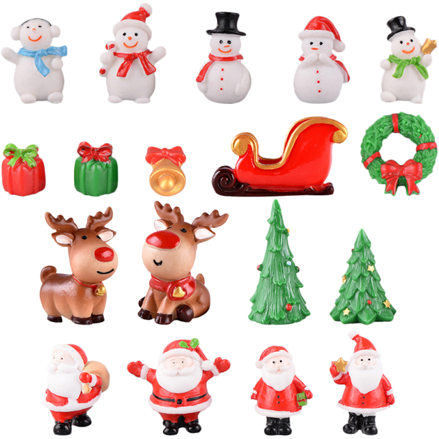 Figurines de Noël pour aquarium - Petits Compagnons