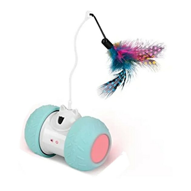 Balle Interactive Pour Chat - 3 Modes De Jeu - Rechargeable USB - Jouet Automatique Pour Chat D'Intérieur - 4