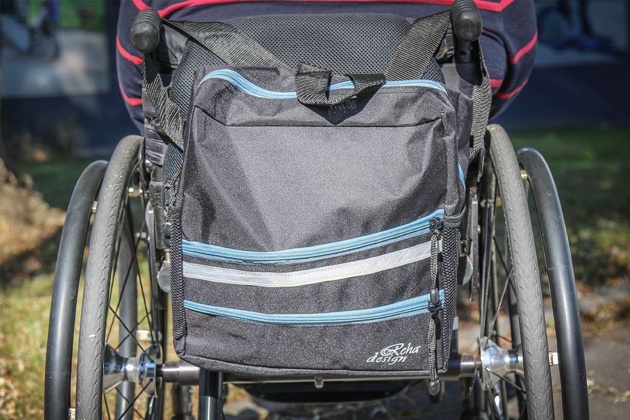 Sac pour dossier de fauteuil roulant ou scooter - Sofamed