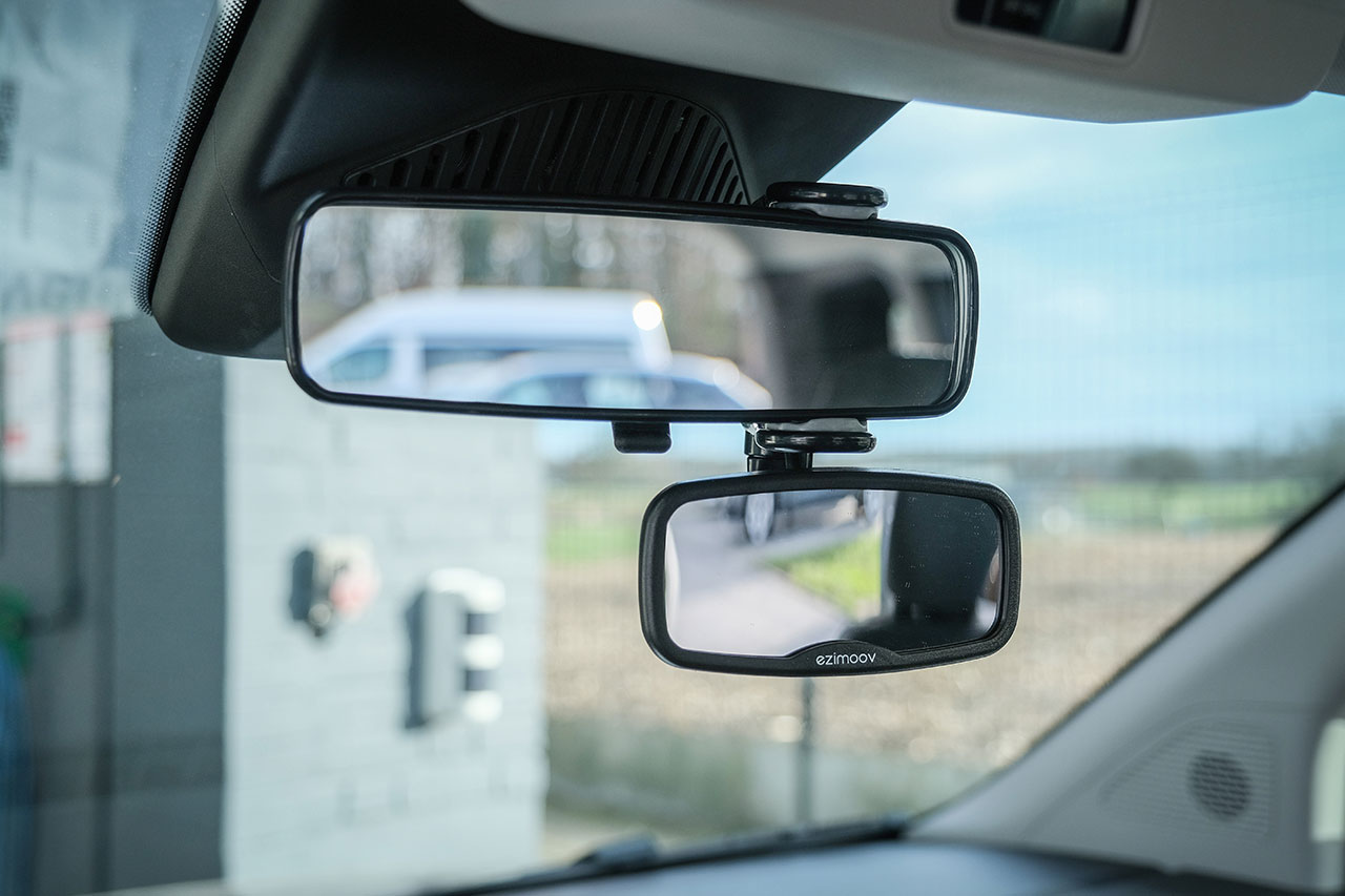 Miroir de surveillance pour bébé en voiture - sans se retourner