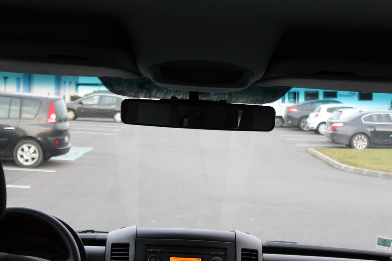 Generic Rétroviseur intérieur de voiture universel, vue arrière panoramique  à Clip, grand Angle à prix pas cher