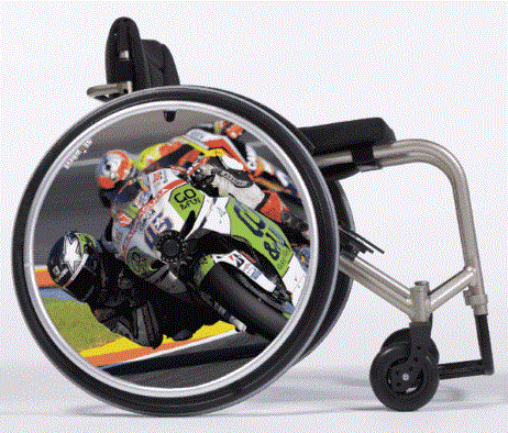 Flasques moto sportive