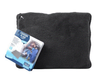 Coussin plaid confort 2 en 1