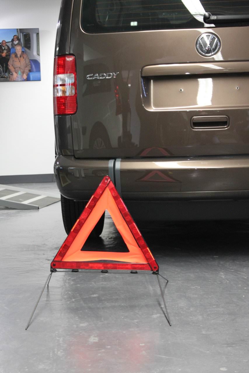 Kit triangle de signalisation + gilet de sécurité pour voiture, kit voiture  securite 